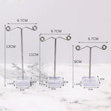Maxbell 3 Pieces Earrings Display Stand Mini Earrings Storage Rack Girls Women