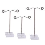 Maxbell 3 Pieces Earrings Display Stand Mini Earrings Storage Rack Girls Women
