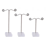 Maxbell 3 Pieces Earrings Display Stand Mini Earrings Storage Rack Girls Women