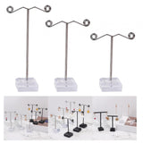 Maxbell 3 Pieces Earrings Display Stand Mini Earrings Storage Rack Girls Women