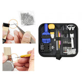 Maxbell 144Pcs Watch Repair Tool Kit with Carrying Case Durable Convenient Portable