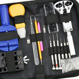 Maxbell 144Pcs Watch Repair Tool Kit with Carrying Case Durable Convenient Portable