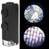 Maxbell Portable Pocket Microscope 60-100x High Magnification for Paper Printing