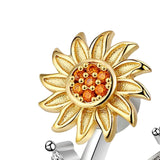 Maxbell Modern Spinner Fidget Anxiety Rings Girlfriend Flowers Bee Decorative Girls