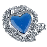 Maxbell Love Heart Mood Necklace Fashion with Photo Frame for Anniversary Women Her no Letters