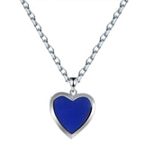 Maxbell Love Heart Mood Necklace Fashion with Photo Frame for Anniversary Women Her no Letters