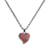 Maxbell Necklace Pendant Temperature Sensing Color Change Chain Jewellery for Prom