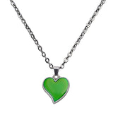 Maxbell Necklace Pendant Temperature Sensing Color Change Chain Jewellery for Prom