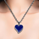 Maxbell Necklace Pendant Temperature Sensing Color Change Chain Jewellery for Prom
