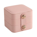 Maxbell Travel Jewelry Box Multifunctional Multi Layers Detachable for Ear Studs