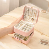 Maxbell Travel Jewelry Box Multifunctional Multi Layers Detachable for Ear Studs