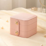 Maxbell Travel Jewelry Box Multifunctional Multi Layers Detachable for Ear Studs