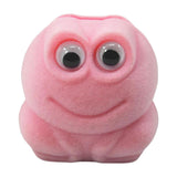 Maxbell Lovely Frog Ring Box Flocking Creative Cute for Earrings Engagement Birthday Pink