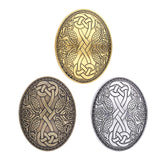Maxbell Vintage Designed Oval Brooch Cloak Shawl Pin Sweater Accessories Fashionable Aureate