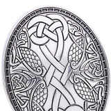 Maxbell Vintage Designed Oval Brooch Cloak Shawl Pin Sweater Accessories Fashionable Argent