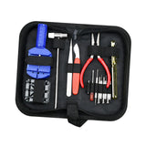 Maxbell 16Pcs Watch Repair Tool Kit with Carrying Case Durable Professional Portable