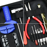 Maxbell 16Pcs Watch Repair Tool Kit with Carrying Case Durable Professional Portable
