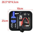Maxbell 16Pcs Watch Repair Tool Kit with Carrying Case Durable Professional Portable