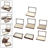 Maxbell Jewelry Box Organizer with Removable Compartments for Bracelets Brooch Earring