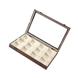 Maxbell Jewelry Box Organizer with Removable Compartments for Bracelets Brooch 12 Slots