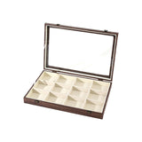 Maxbell Jewelry Box Organizer with Removable Compartments for Bracelets Brooch 12 Slots