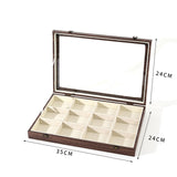 Maxbell Jewelry Box Organizer with Removable Compartments for Bracelets Brooch 12 Slots