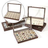 Maxbell Jewelry Box Organizer with Removable Compartments for Bracelets Brooch 30 Slots