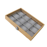 Maxbell Jewelry Tray Storage Case Jewelry Container for Watches Gadgets Necklace Style A