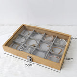 Maxbell Jewelry Tray Storage Case Jewelry Container for Watches Gadgets Necklace Style A