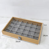 Maxbell Jewelry Tray Storage Case Jewelry Container for Watches Gadgets Necklace Style B