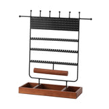 Maxbell 6 Tiers Jewelry Display Stand for Cufflinks Rings Necklace Hanging Rack