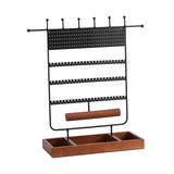 Maxbell 6 Tiers Jewelry Display Stand for Cufflinks Rings Necklace Hanging Rack