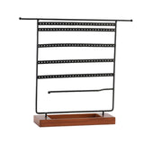 Maxbell 7 Tier Metal Jewelry Organizer Stand Earring Holder for dresser Bedroom