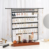 Maxbell 7 Tier Metal Jewelry Organizer Stand Earring Holder for dresser Bedroom