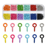Maxbell Mini Screw Eye Pins Eye Screws for Cork Bottles DIY Crafts Art Craft Project Style B 10x5mm