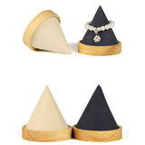 Maxbell Bangle Bracelet Holder Wooden for Home Exhibition Retail Stores Shows Dark Gray