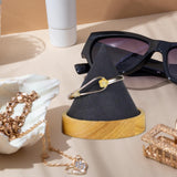 Maxbell Bangle Bracelet Holder Wooden for Home Exhibition Retail Stores Shows Dark Gray