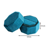 Maxbell Ring Box Holder Case Elegant and Luxurious Display Box for Engagement Gifts Light blue