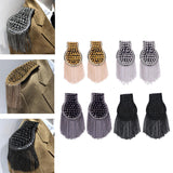 Maxbell Tassel Link Chain Epaulet Uniform Accessories Decorative Retro for Ceremony Aureate