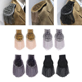 Maxbell Tassel Link Chain Epaulet Uniform Accessories Decorative Retro for Ceremony Aureate