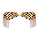 Maxbell Tassel Link Chain Epaulet Uniform Accessories Decorative Retro for Ceremony Aureate