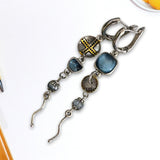 Maxbell 2x Dangle Earrings Durable Fashion for Daily Wear Vacation Anniversary