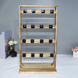Maxbell Earrings Display Stand with 32 Hooks Multipurpose Ring Organizer for Desktop