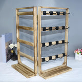 Maxbell Earrings Display Stand with 32 Hooks Multipurpose Ring Organizer for Desktop