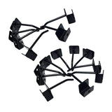 Maxbell 16 Pieces Display Rack Hook Easy Installation Black Accessories Iron Hook
