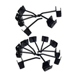 Maxbell 16 Pieces Display Rack Hook Easy Installation Black Accessories Iron Hook