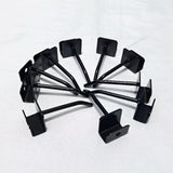 Maxbell 16 Pieces Display Rack Hook Easy Installation Black Accessories Iron Hook