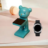 Maxbell Watch Stand Home Decor Statue Jewelry Organizer for Dresser Office Entrance Blue