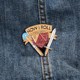 Maxbell Women Men Brooch Pin Decoration Clothing Accessories for Shirt Coat Backpack Style A