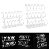 Maxbell Wrist Watch Displays Rack Holder Showcases Transparent Organizer Stand 2 Tier